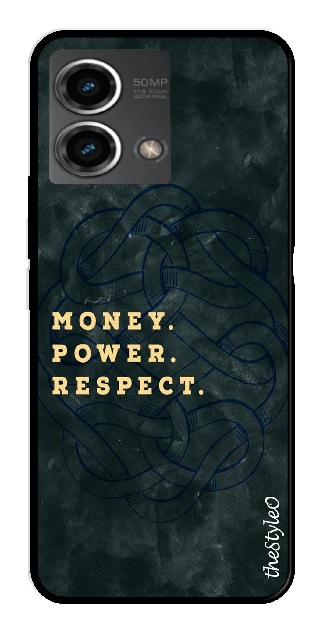 Money Power Respect Metal Mobile Case for Moto G Stylus Money Power Respect Metal Mobile Case for Moto G Stylus (Design No -79)