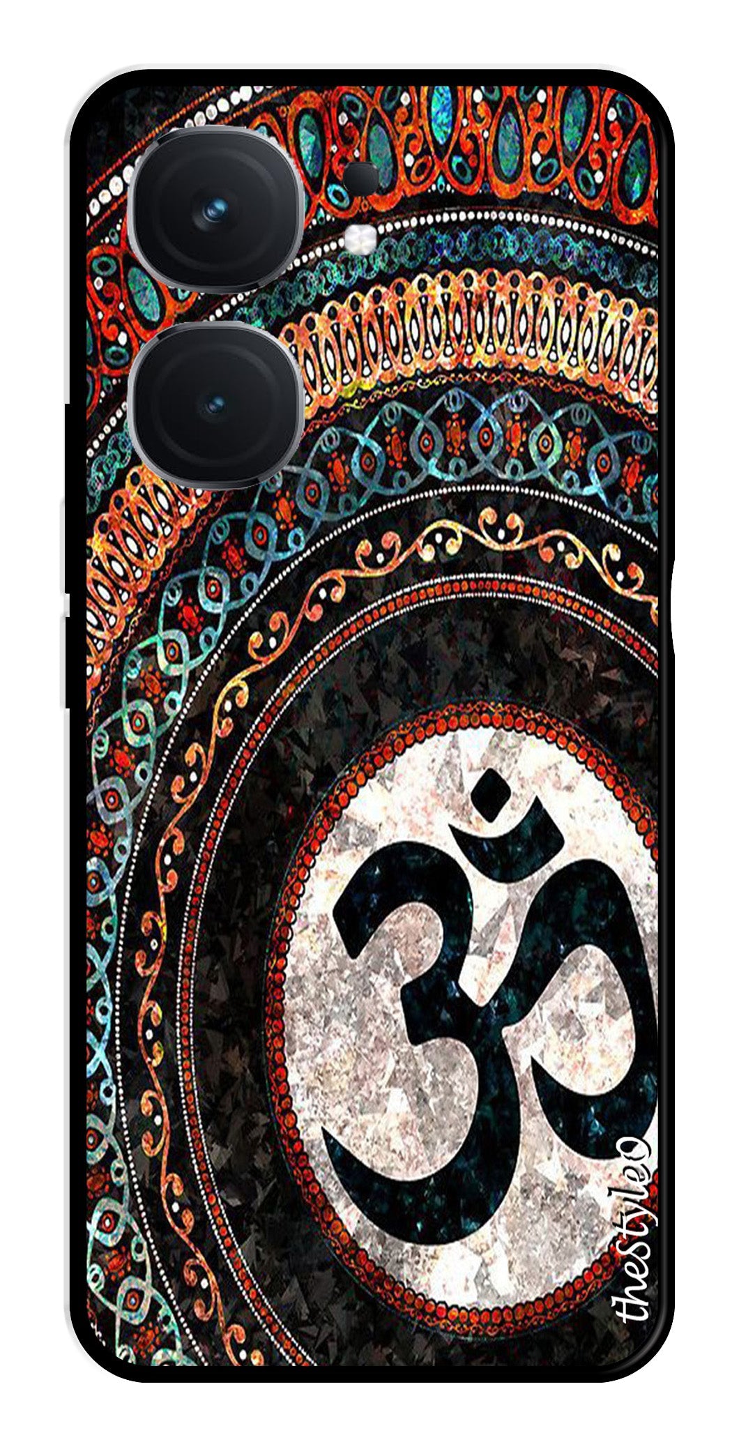 Leafs Design Metal Mobile Case for iQOO Neo 9 Pro 5G Leafs Design Metal Mobile Case for iQOO Neo 9 Pro 5G (Design No -14)