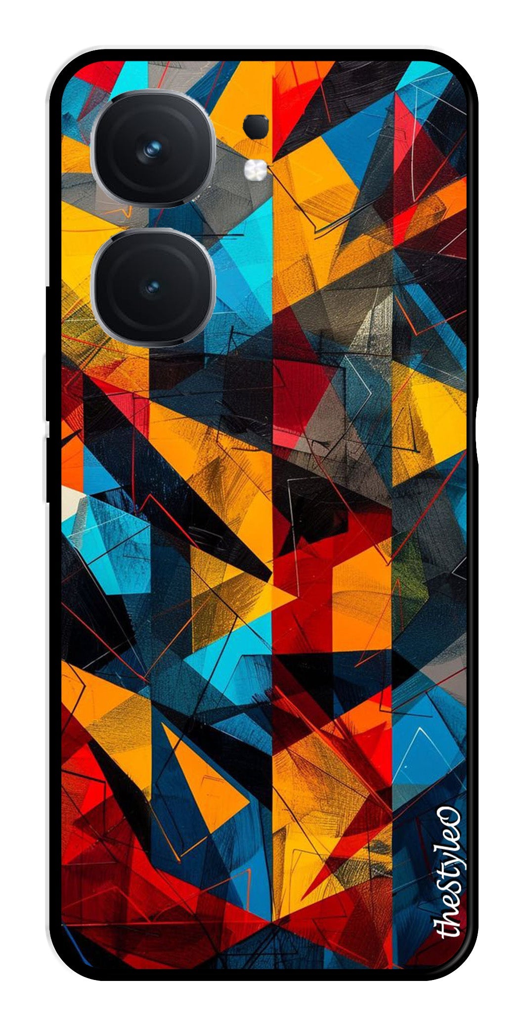 Abstract Art Metal Mobile Case for iQOO Neo 9 Pro 5G Abstract Art Metal Mobile Case for iQOO Neo 9 Pro 5G (Design No -57)