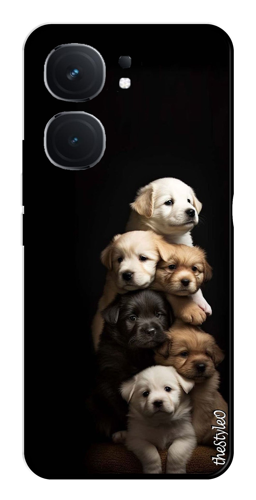 Dog lovers Metal Mobile Case for iQOO Neo 9 Pro 5G Dog lovers Metal Mobile Case for iQOO Neo 9 Pro 5G (Design No -88)