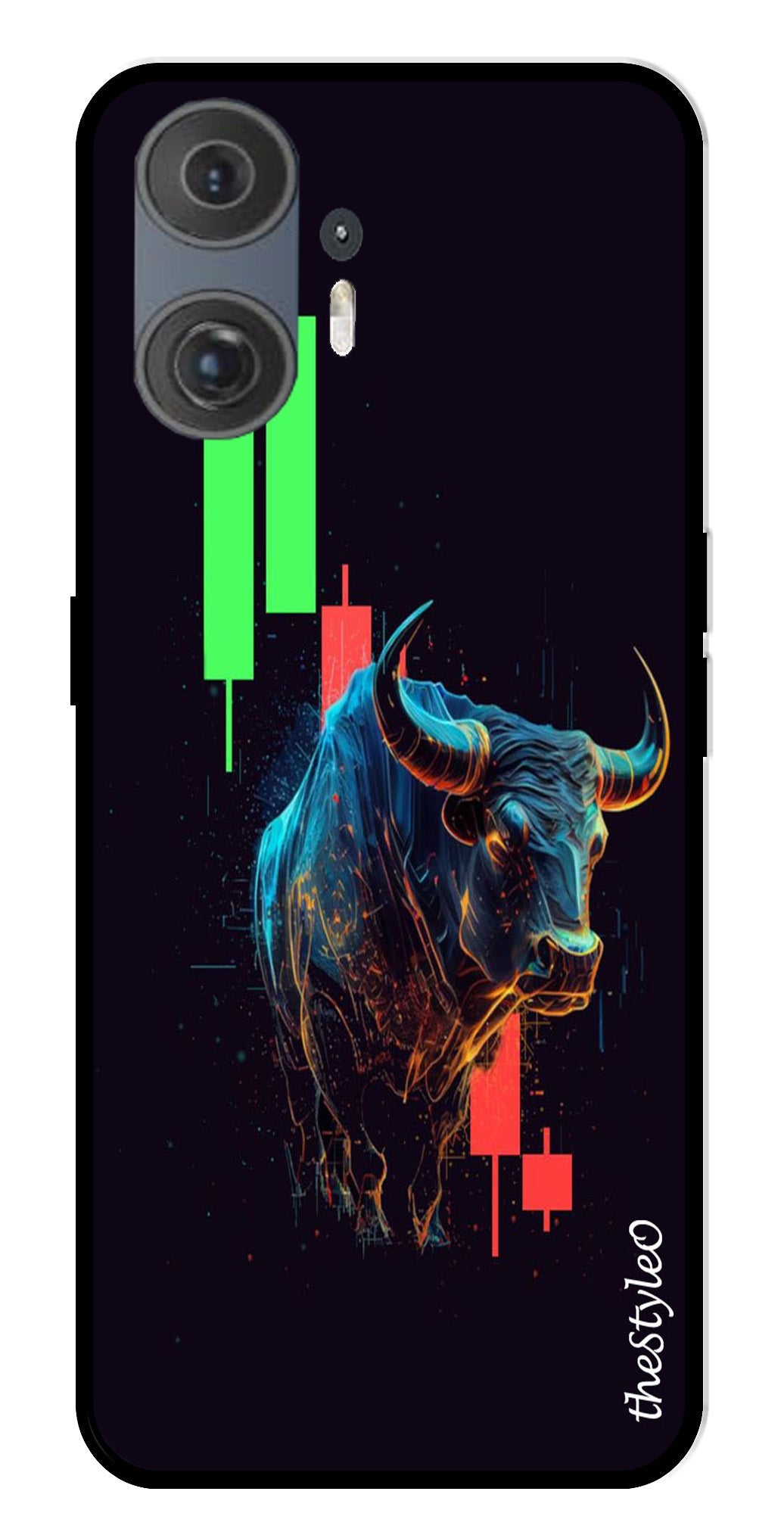 Stock Market Metal Mobile Case for Nothing Phone 2 Stock Market Metal Mobile Case for Nothing Phone 2 (Design No -77)