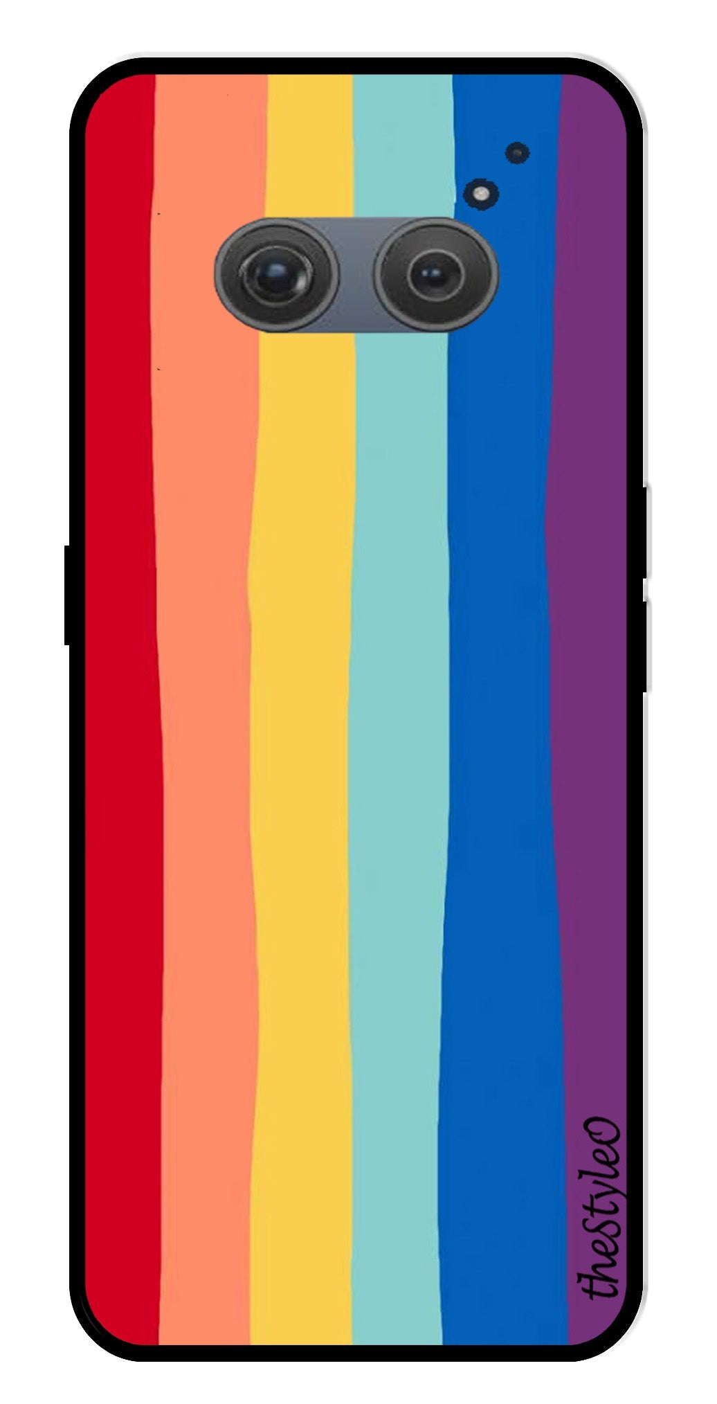 Rainbow MultiColor Metal Mobile Case for Redmi 10 Prime Rainbow MultiColor Metal Mobile Case for Redmi 10 Prime (Design No -03)