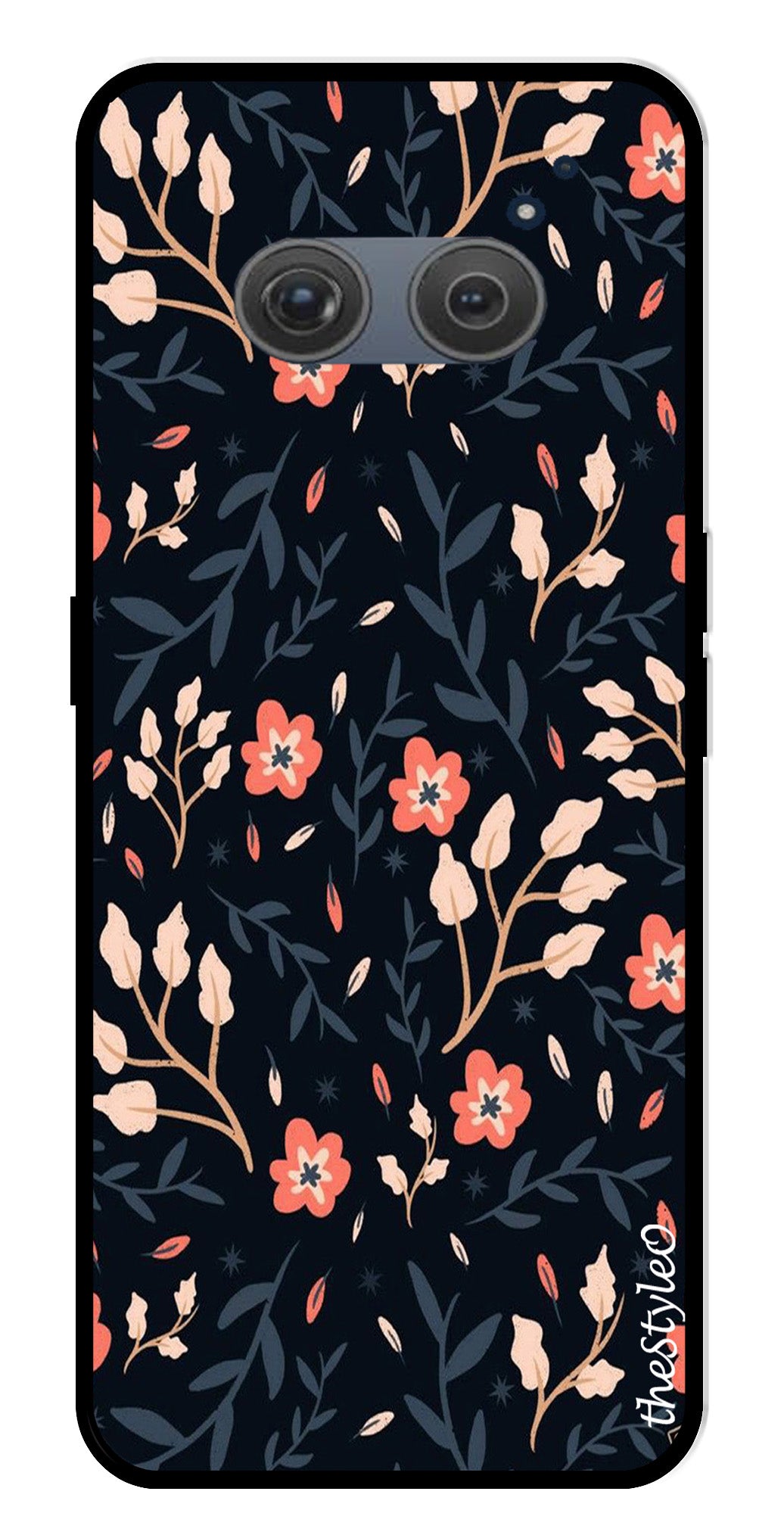 Floral Pattern Metal Mobile Case for Redmi 10 Prime Floral Pattern Metal Mobile Case for Redmi 10 Prime (Design No -10)