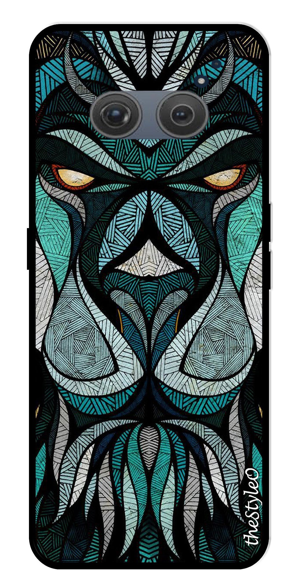 Muted Rainbow Metal Mobile Case for Redmi 10 Prime Muted Rainbow Metal Mobile Case for Redmi 10 Prime (Design No -39)