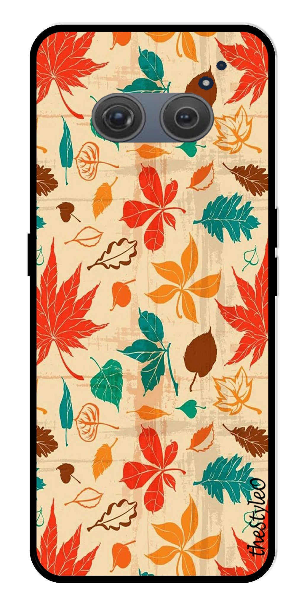 Autumn leaves Metal Mobile Case for Redmi 10 Prime Autumn leaves Metal Mobile Case for Redmi 10 Prime (Design No -55)