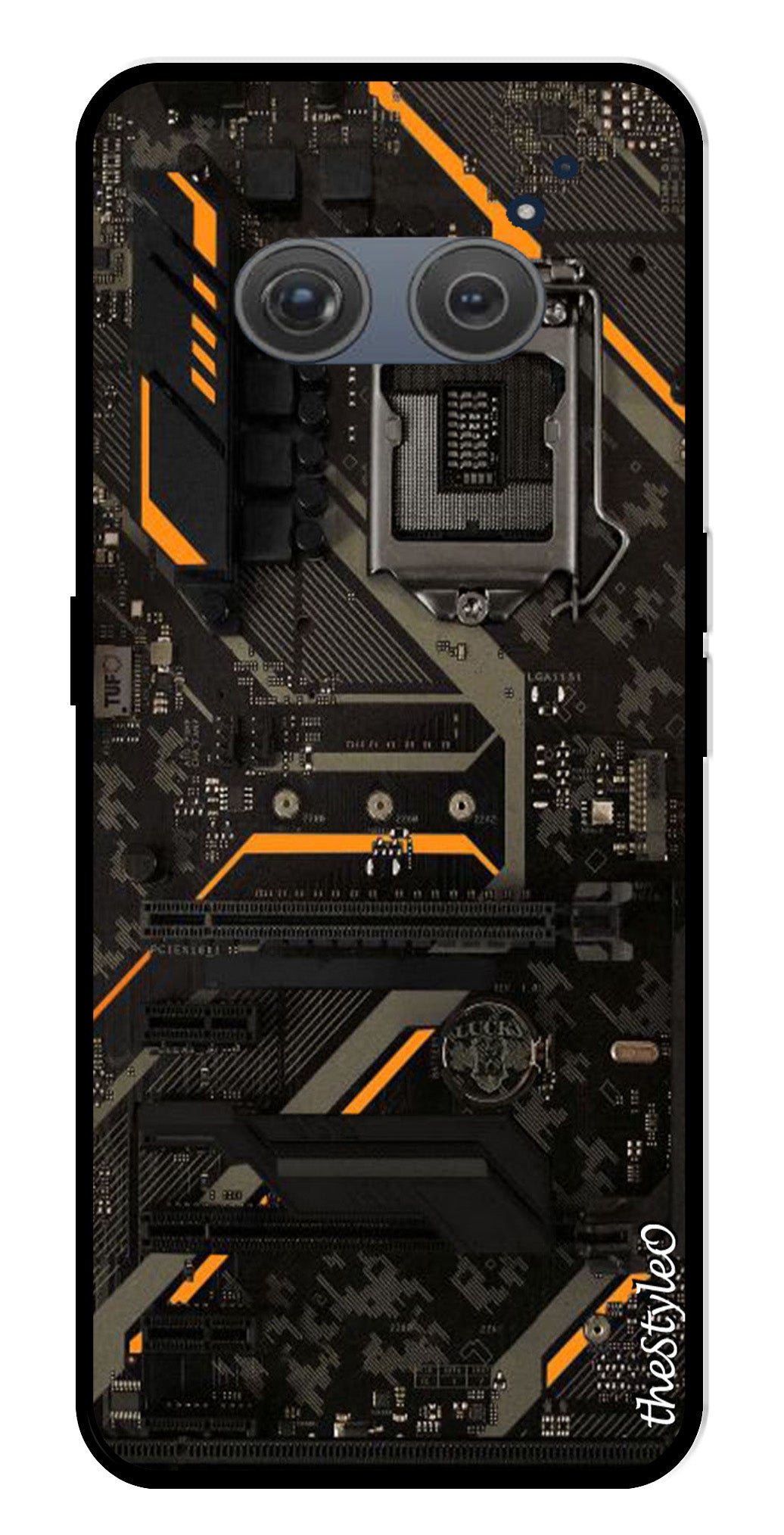 Circuit Design Metal Mobile Case for Redmi 10 Prime Circuit Design Metal Mobile Case for Redmi 10 Prime (Design No -63)
