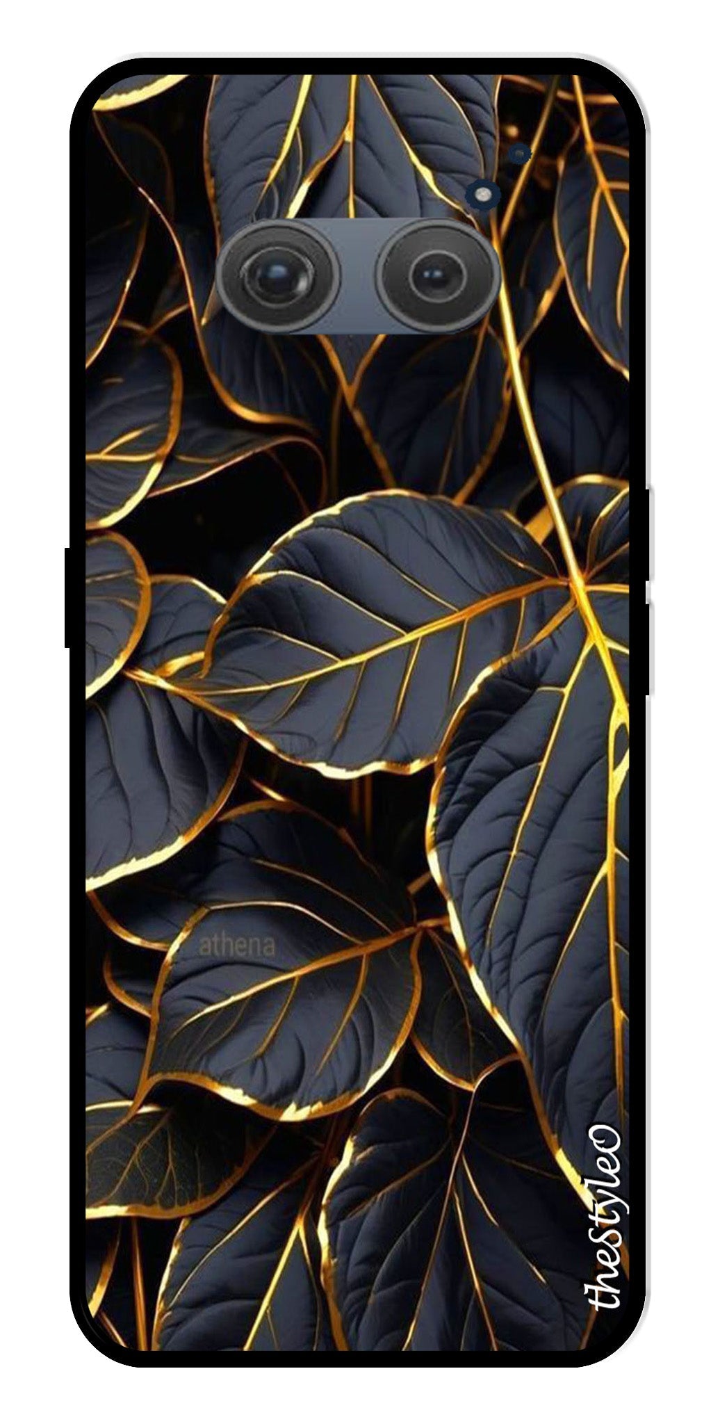 Gold Leaf Metal Mobile Case for Redmi 10 Prime Gold Leaf Metal Mobile Case for Redmi 10 Prime (Design No -73)