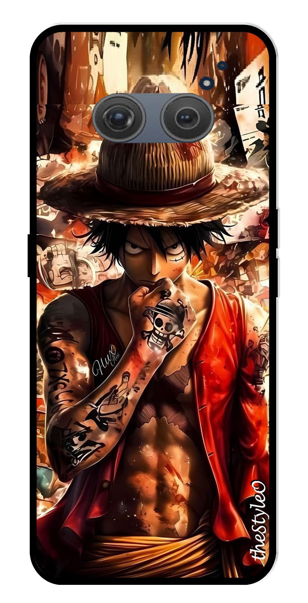 Monkey D Luffy Metal Mobile Case for Redmi 10 Prime Monkey D Luffy Metal Mobile Case for Redmi 10 Prime (Design No -83)