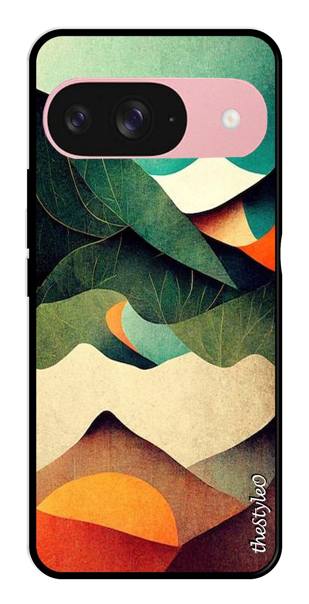 Owl Pattern Metal Mobile Case for Google Pixal 9 Owl Pattern Metal Mobile Case for Google Pixal 9 (Design No -42)