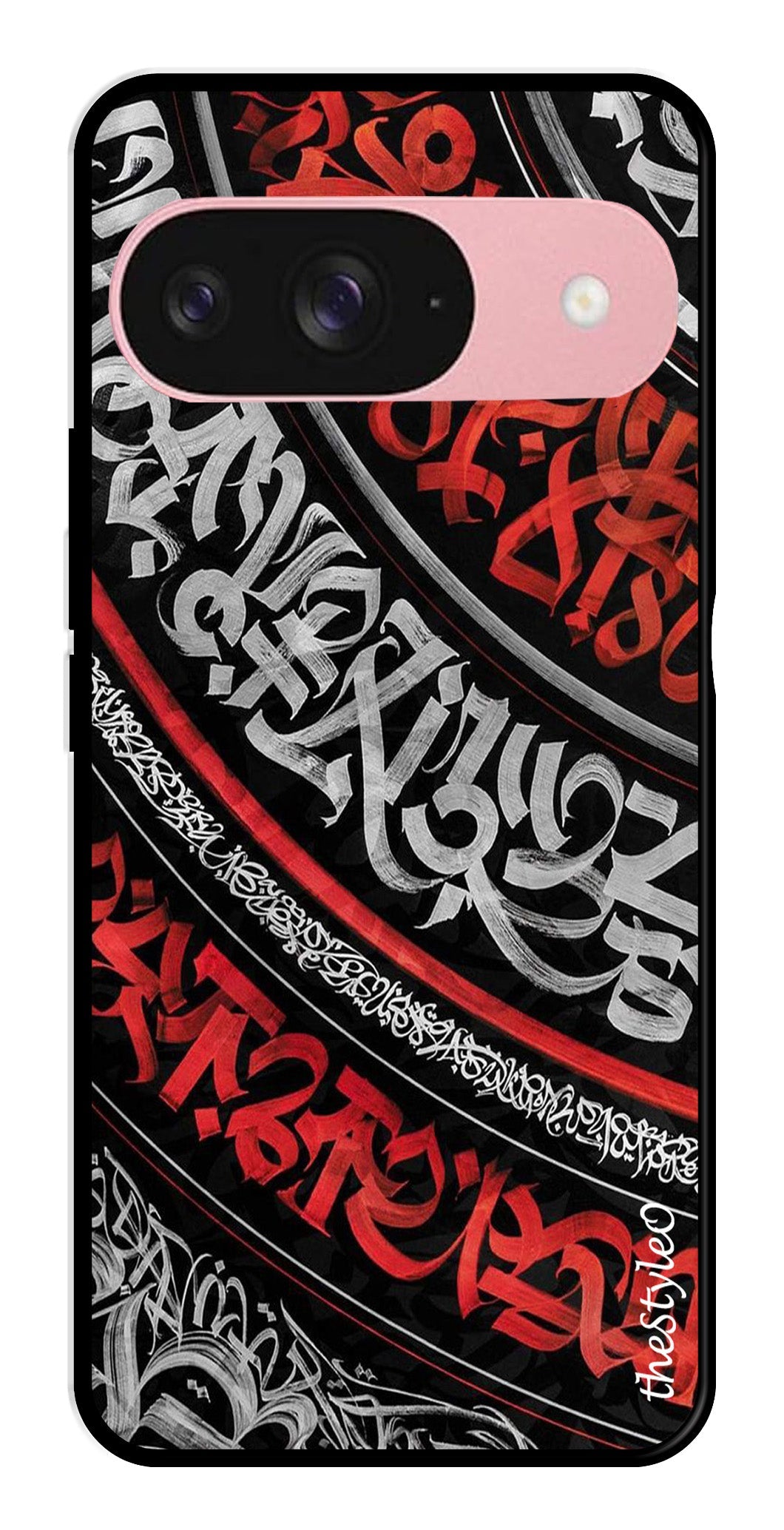 Modern Art Colorful Metal Mobile Case for Google Pixal 9 Modern Art Colorful Metal Mobile Case for Google Pixal 9 (Design No -48)