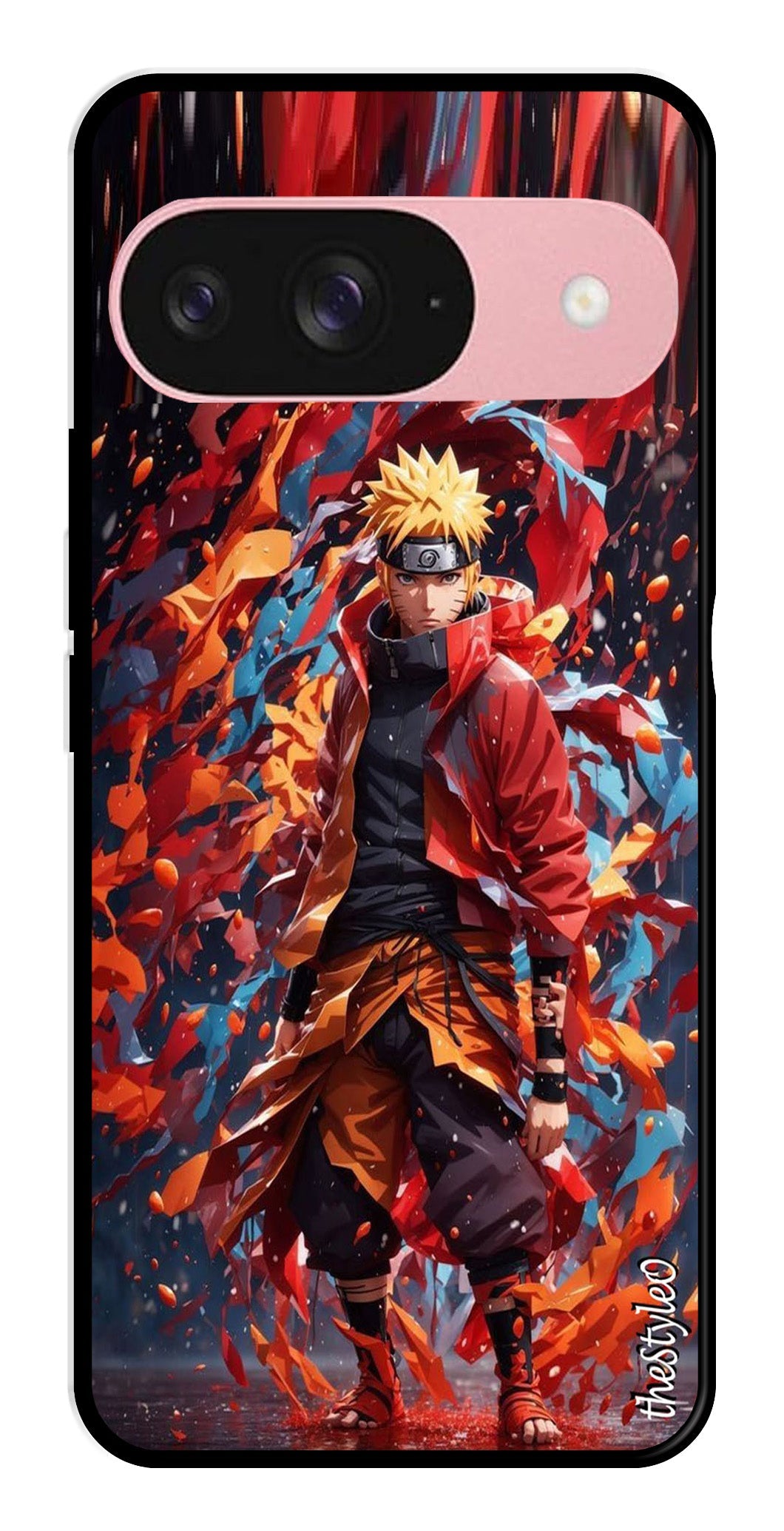 Anime-2 Metal Mobile Case for Google Pixal 9 (Design No -64)