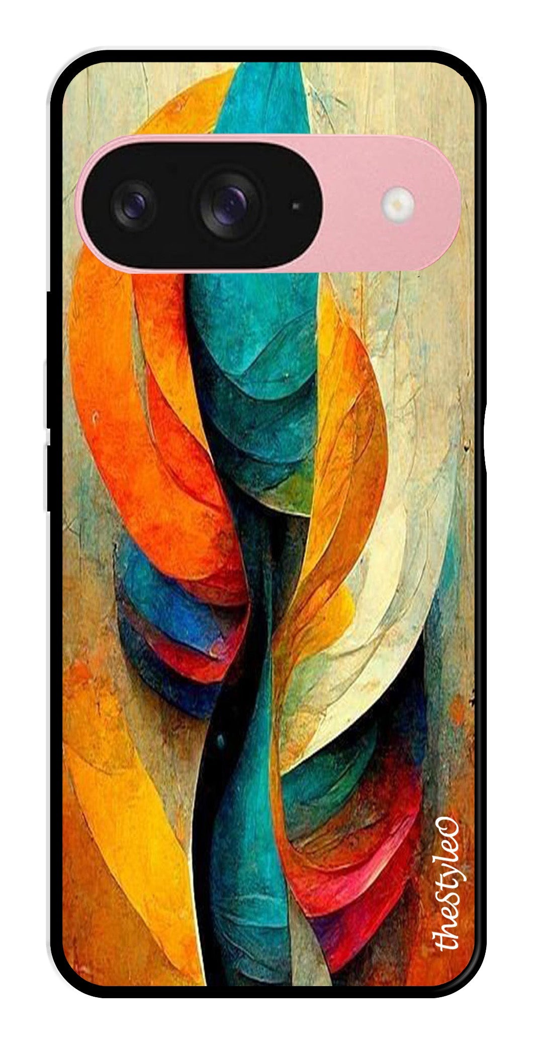Modern Art Metal Mobile Case for Google Pixel 9 Pro Modern Art Metal Mobile Case for Google Pixel 9 Pro (Design No -11)