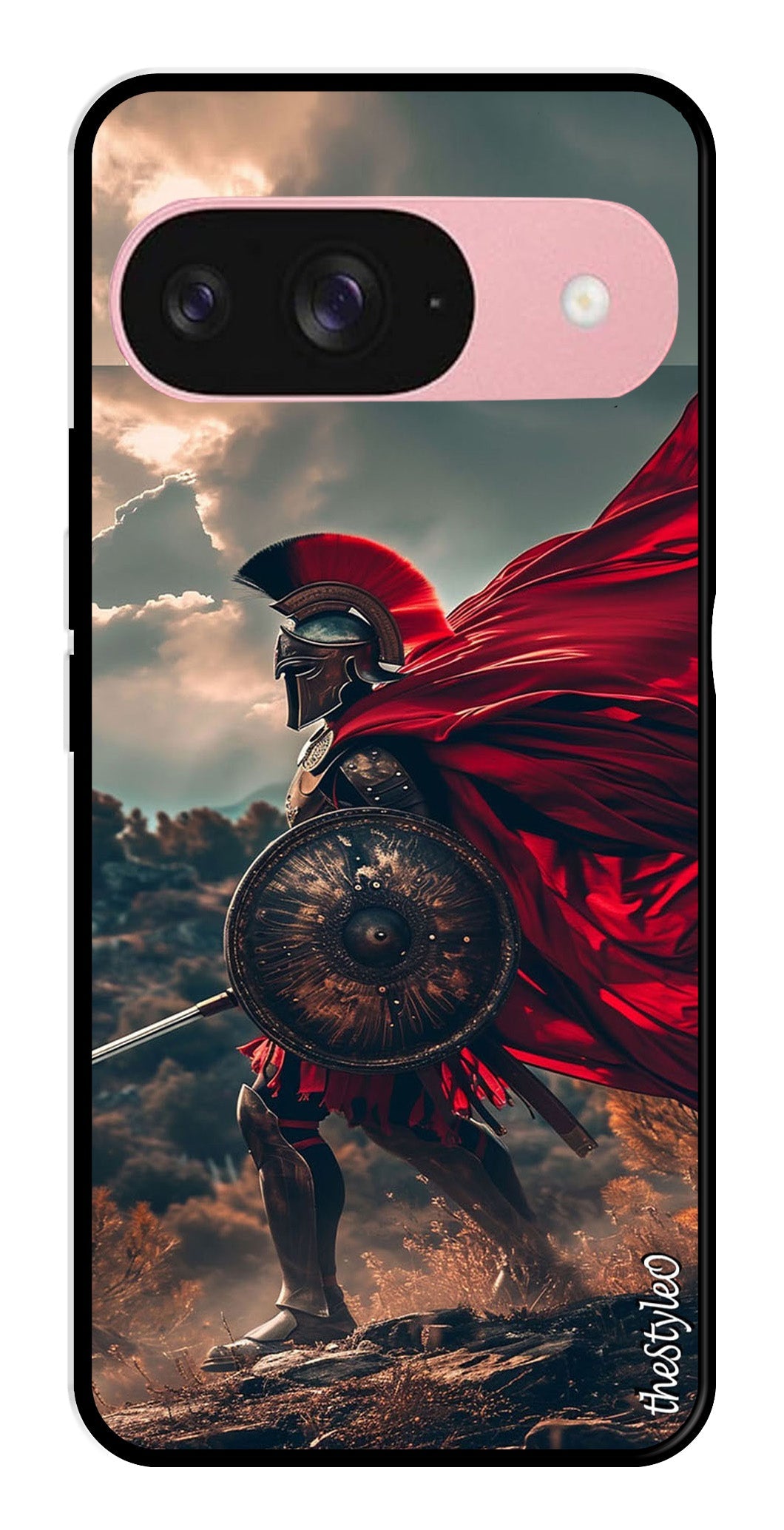 Spartan Fighter Metal Mobile Case for Google Pixel 9 Pro Spartan Fighter Metal Mobile Case for Google Pixel 9 Pro (Design No -89)