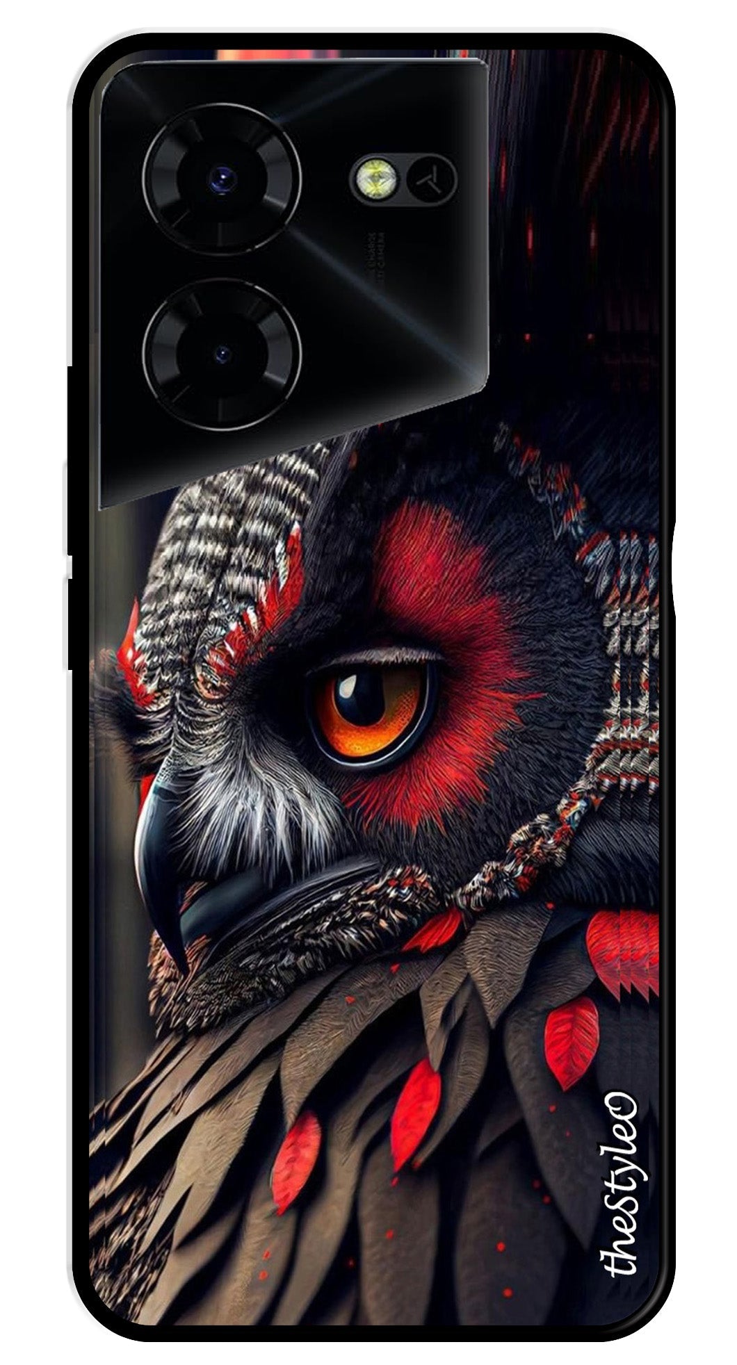 Flower Design Metal Mobile Case for Tecno Pova 5 Pro Flower Design Metal Mobile Case for Tecno Pova 5 Pro (Design No -25)