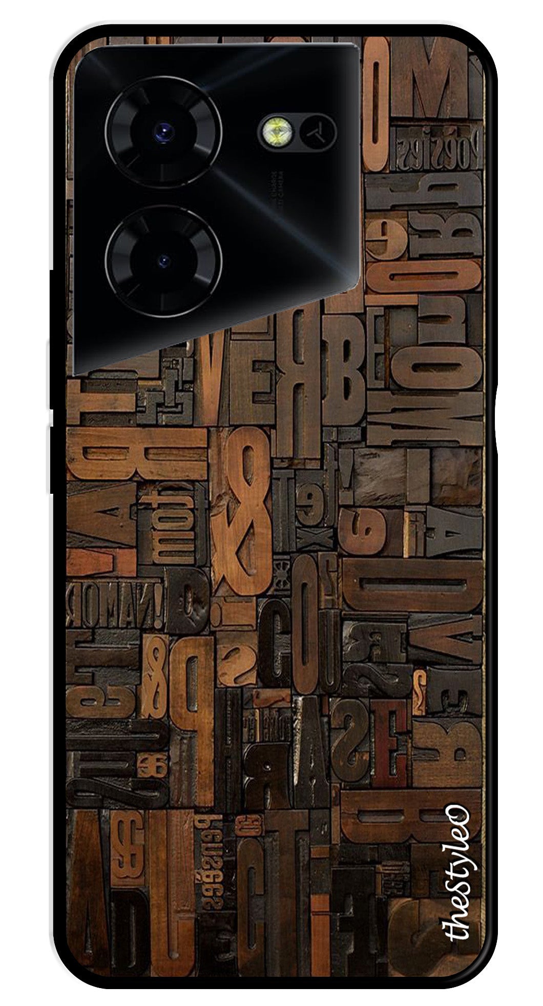 Muted Rainbow Metal Mobile Case for Tecno Pova 5 Pro Muted Rainbow Metal Mobile Case for Tecno Pova 5 Pro (Design No -31)