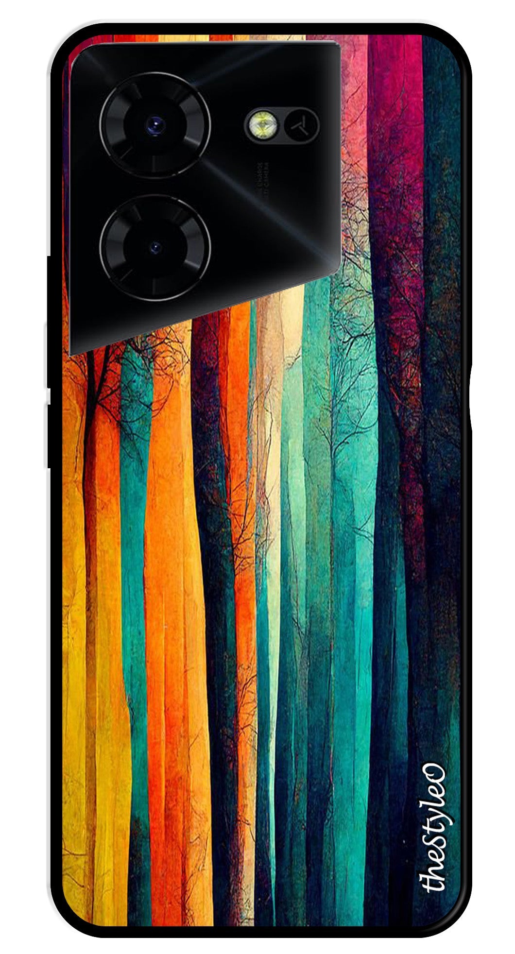 Marble Design Metal Mobile Case for Tecno Pova 5 Pro Marble Design Metal Mobile Case for Tecno Pova 5 Pro (Design No -46)