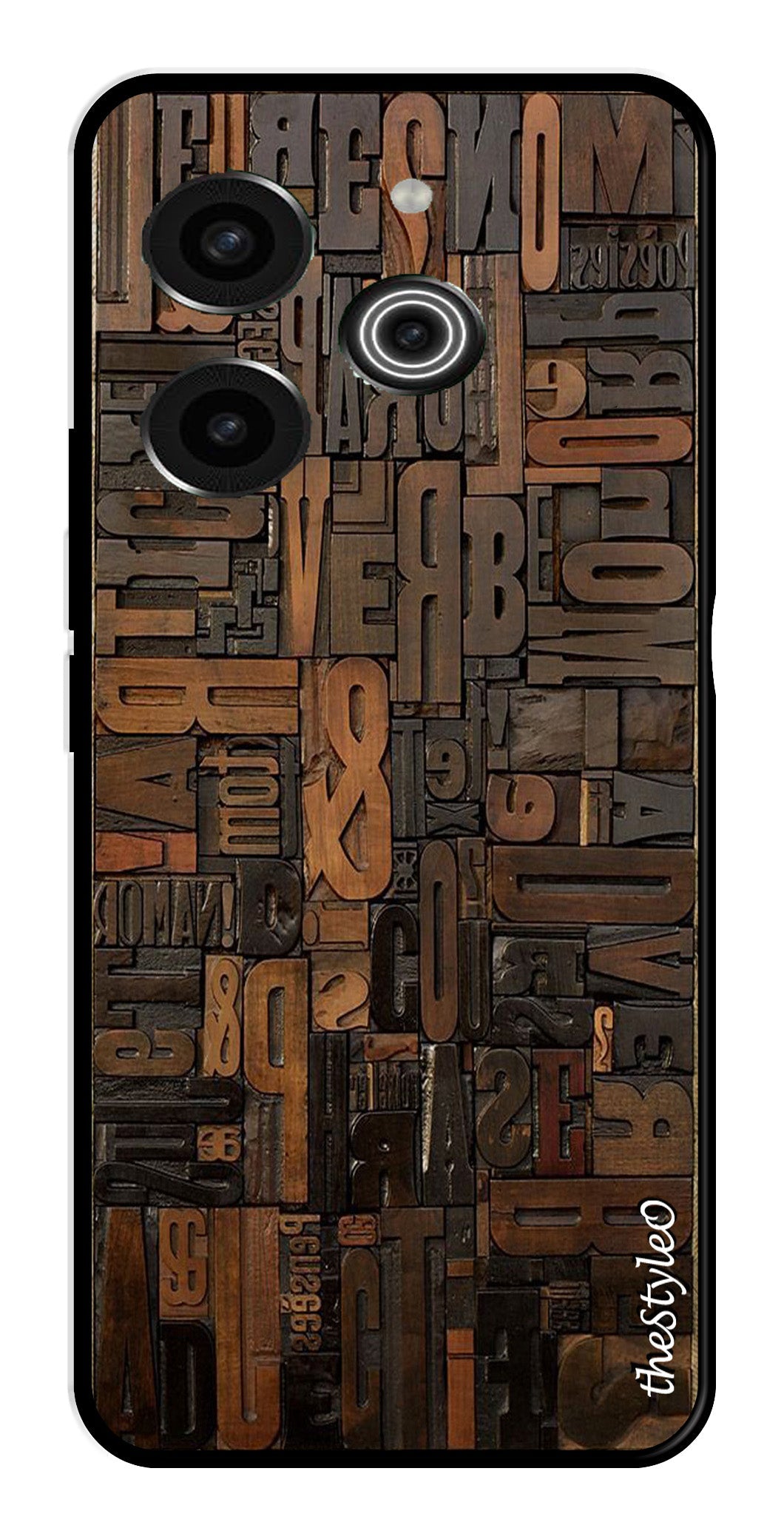 Muted Rainbow Metal Mobile Case for Tecno Pova 6 Pro Muted Rainbow Metal Mobile Case for Tecno Pova 6 Pro (Design No -31)