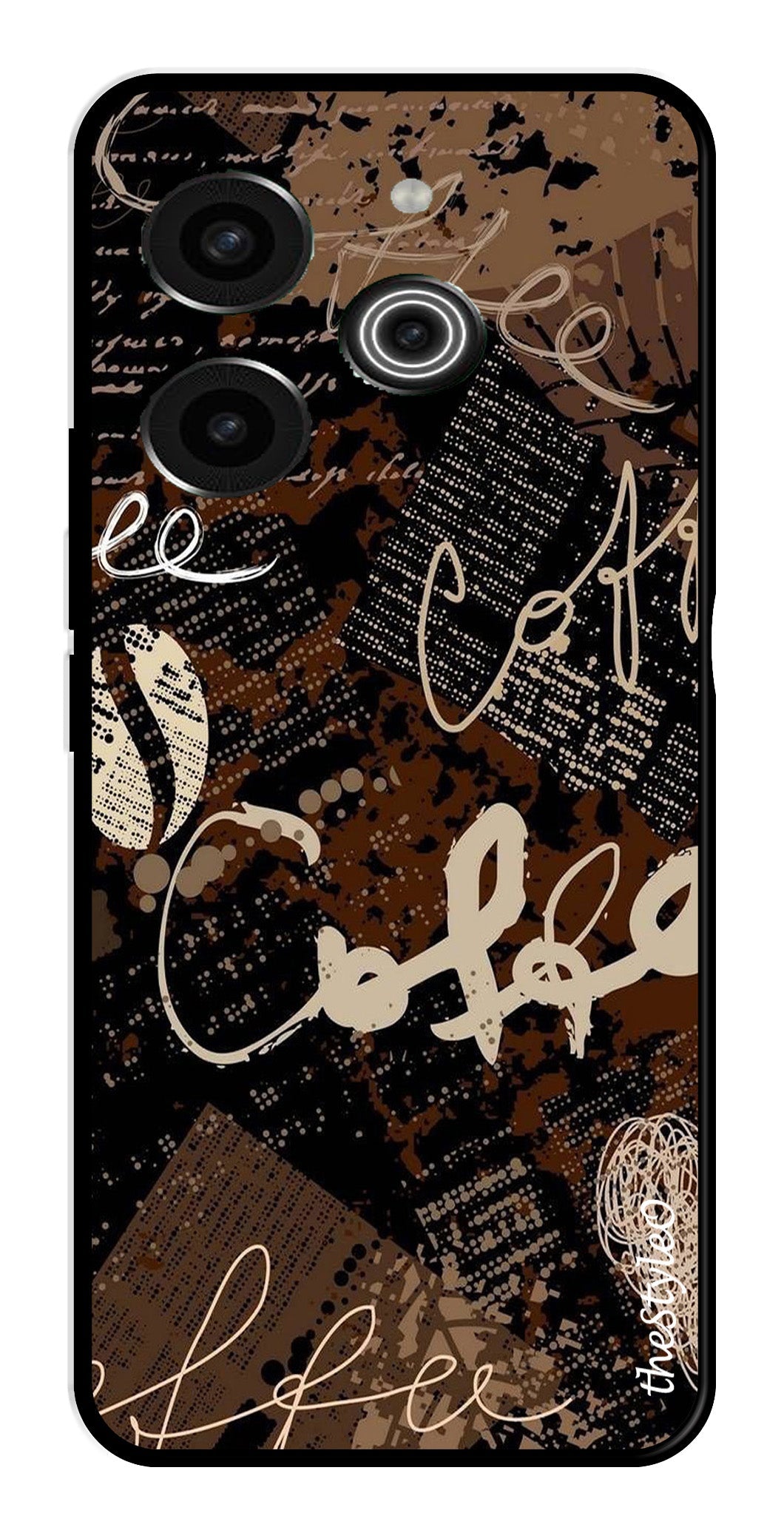 Marble Pattern Metal Mobile Case for Tecno Pova 6 Pro Marble Pattern Metal Mobile Case for Tecno Pova 6 Pro (Design No -36)