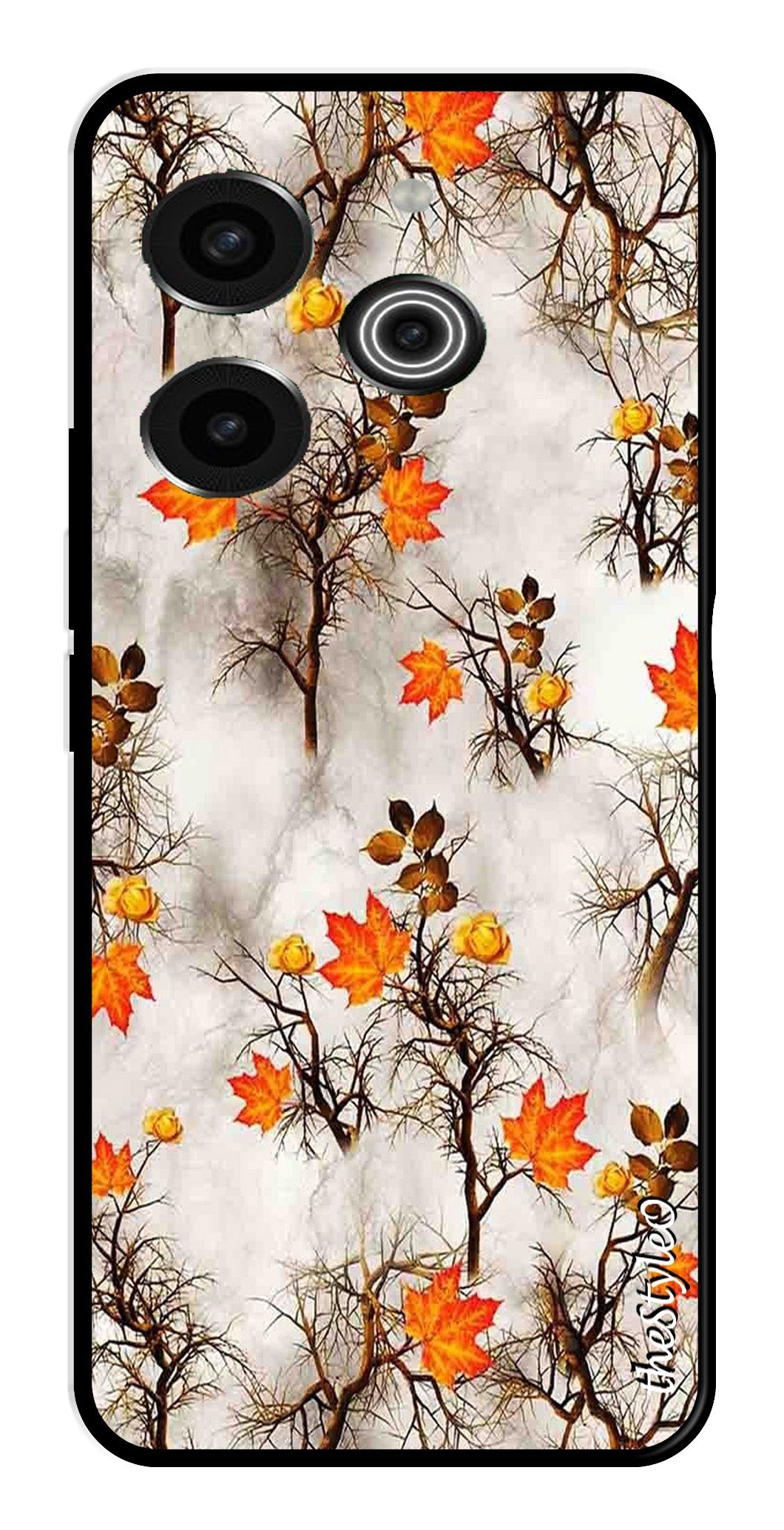 Map Design Metal Mobile Case for Tecno Pova 6 Pro Map Design Metal Mobile Case for Tecno Pova 6 Pro (Design No -54)