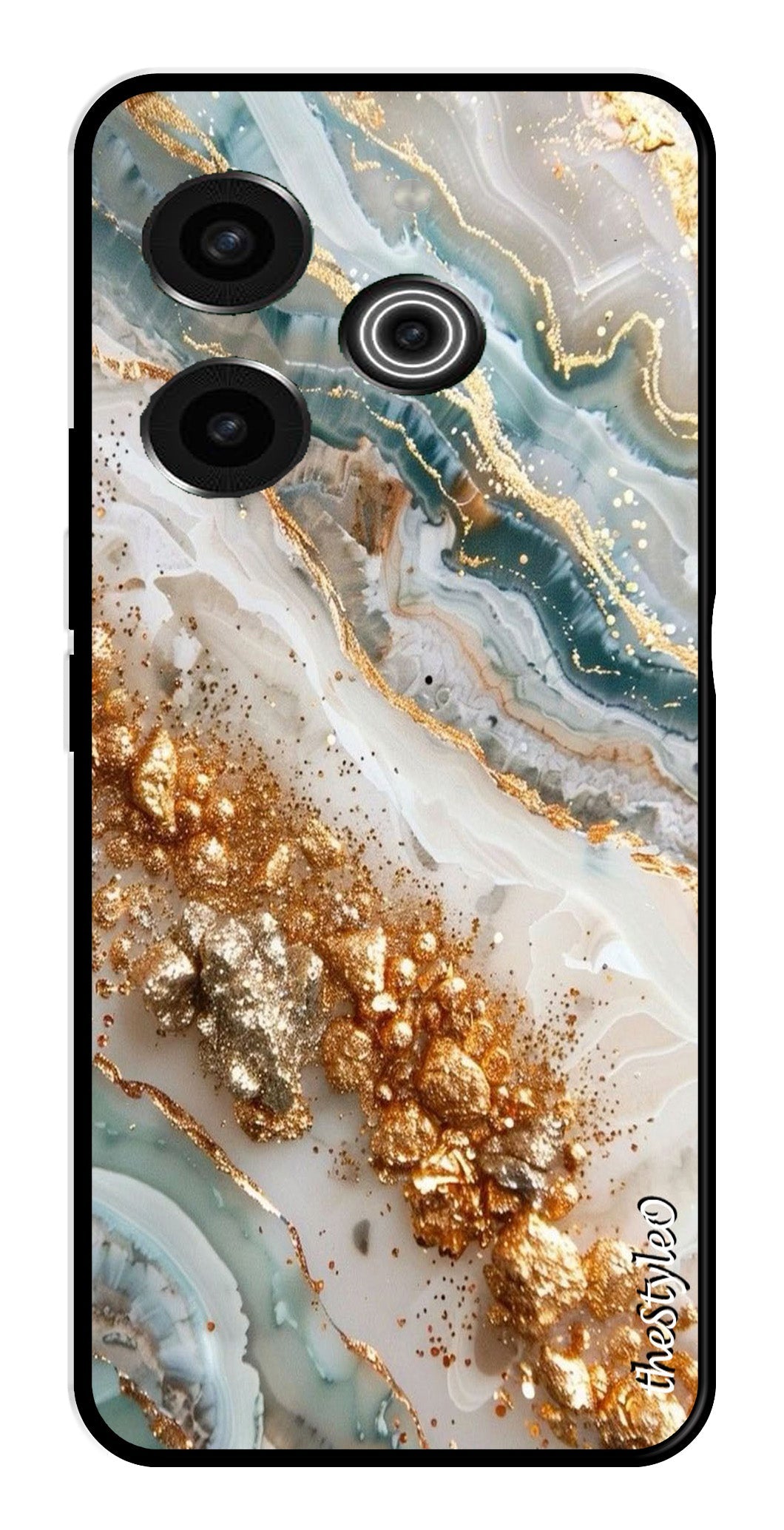 Marble Design Metal Mobile Case for Tecno Pova 6 Pro Marble Design Metal Mobile Case for Tecno Pova 6 Pro (Design No -92)