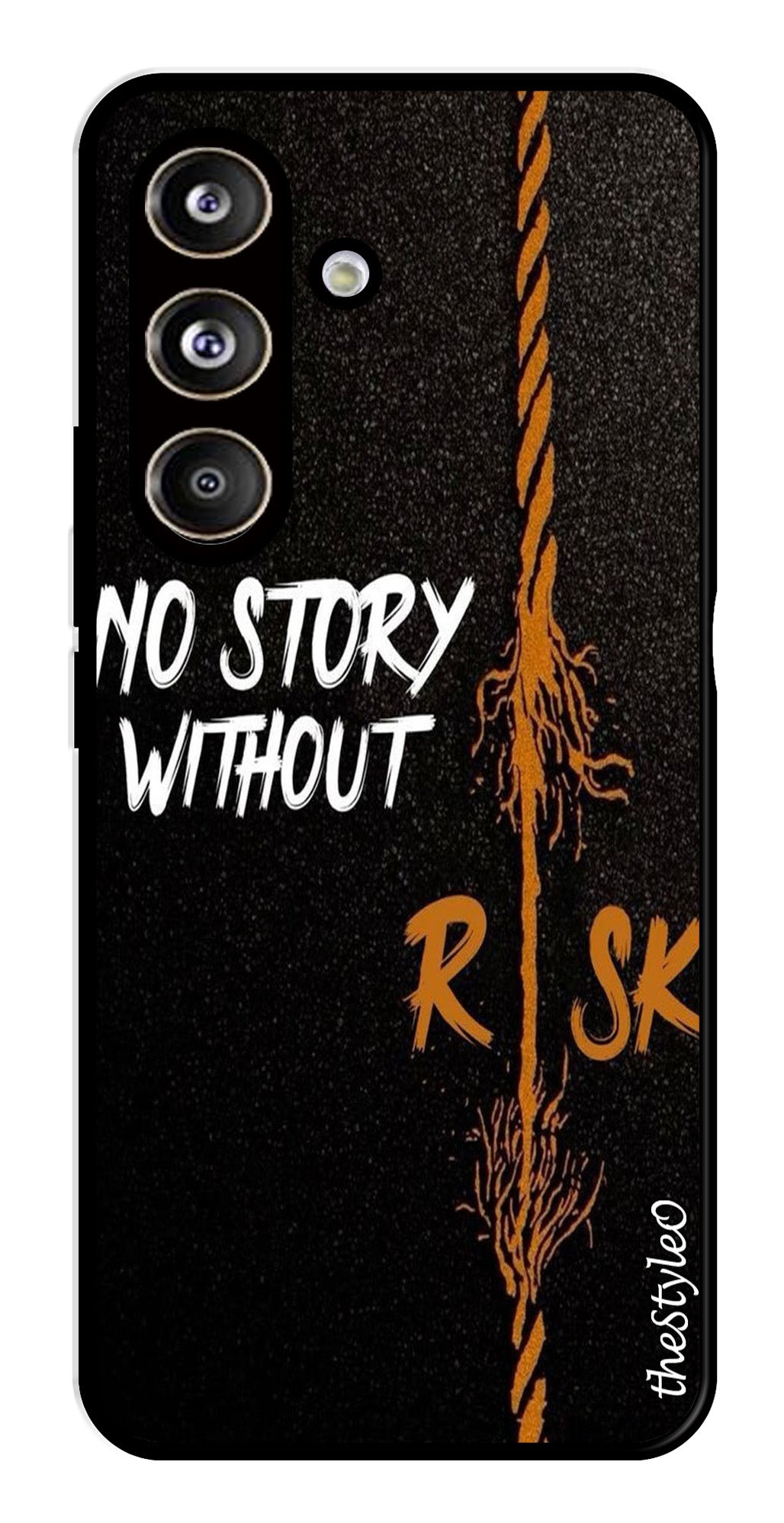 No Story without Risk Metal Mobile Case for Samsung Galaxy S24 FE No Story without Risk Metal Mobile Case for Samsung Galaxy S24 FE (Design No -82)