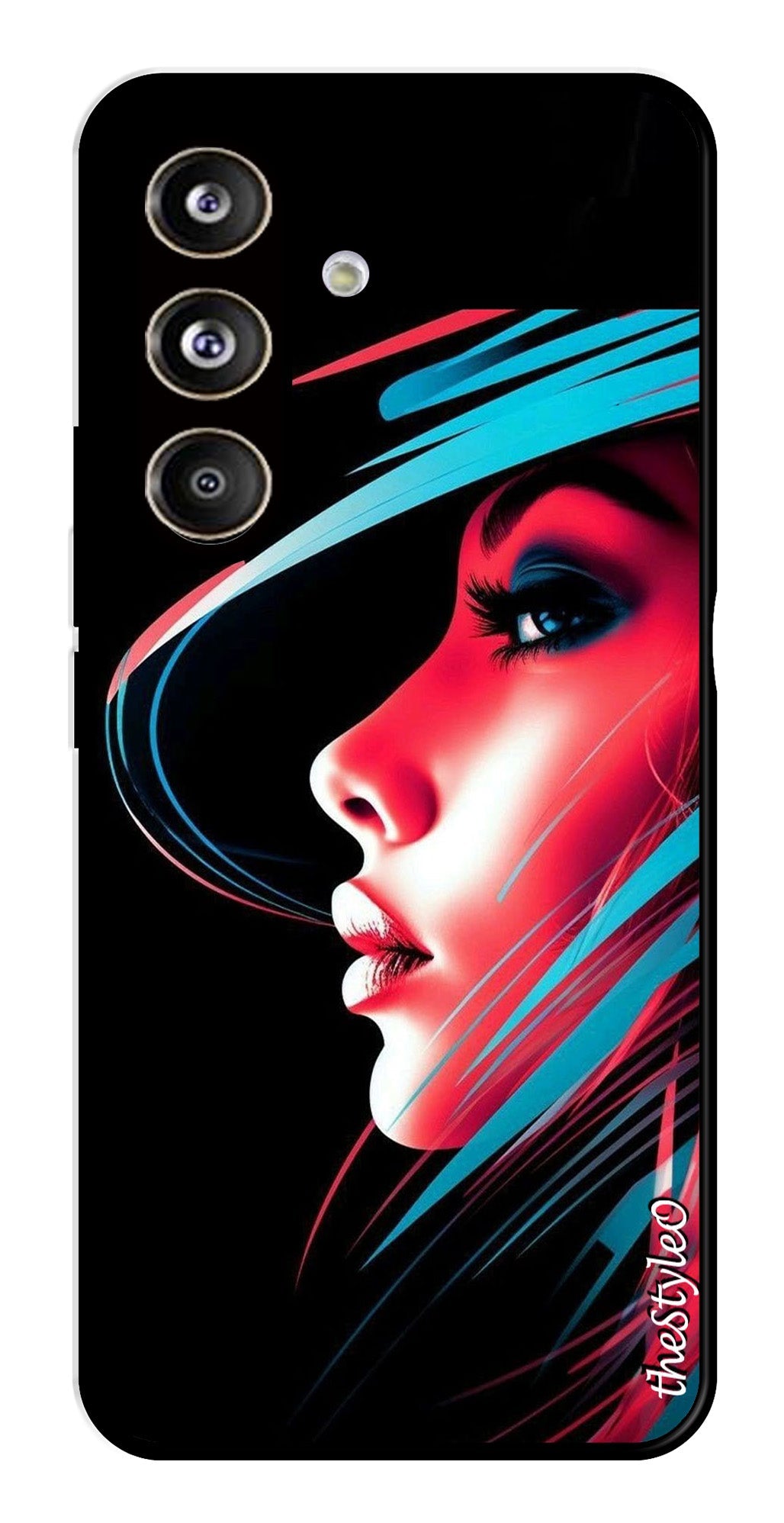 Elegant Woman Metal Mobile Case for Samsung Galaxy S24 FE Elegant Woman Metal Mobile Case for Samsung Galaxy S24 FE (Design No -86)