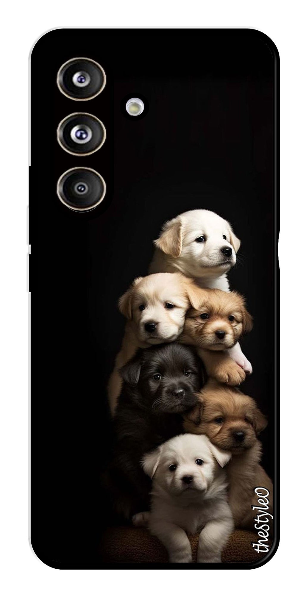 Dog lovers Metal Mobile Case for Samsung Galaxy S24 FE Dog lovers Metal Mobile Case for Samsung Galaxy S24 FE (Design No -88)