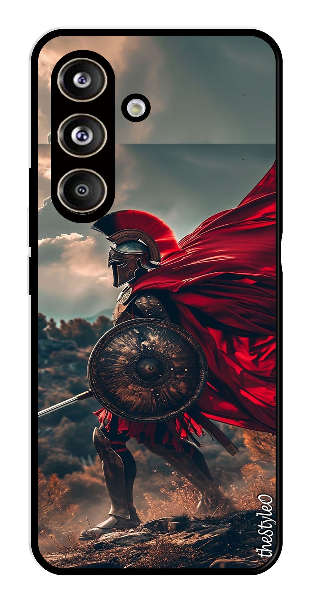 Spartan Fighter Metal Mobile Case for Samsung Galaxy S24 FE Spartan Fighter Metal Mobile Case for Samsung Galaxy S24 FE (Design No -89)