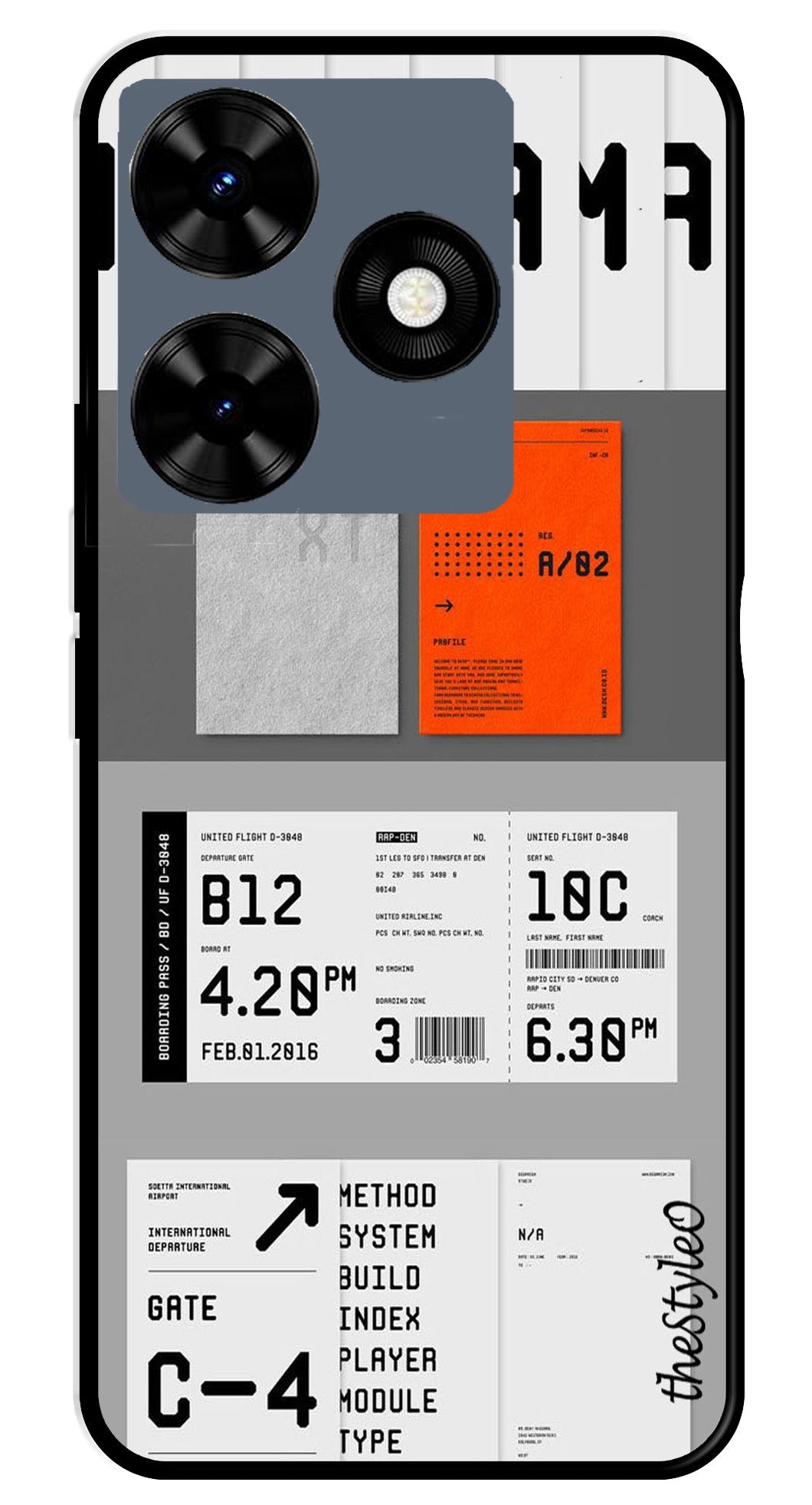 Monorama Metal Mobile Case for Tecno Spark 10C Monorama Metal Mobile Case for Tecno Spark 10C (Design No -80)