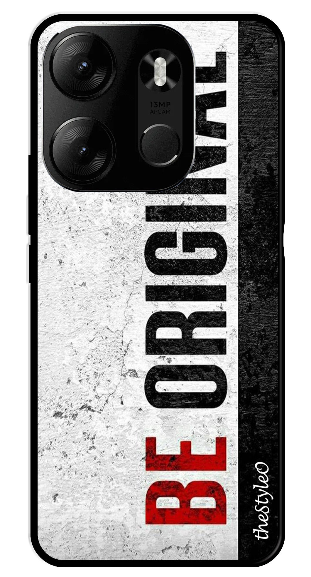 Coffee Pattern Metal Mobile Case for Tecno Spark Go Coffee Pattern Metal Mobile Case for Tecno Spark Go (Design No -37)