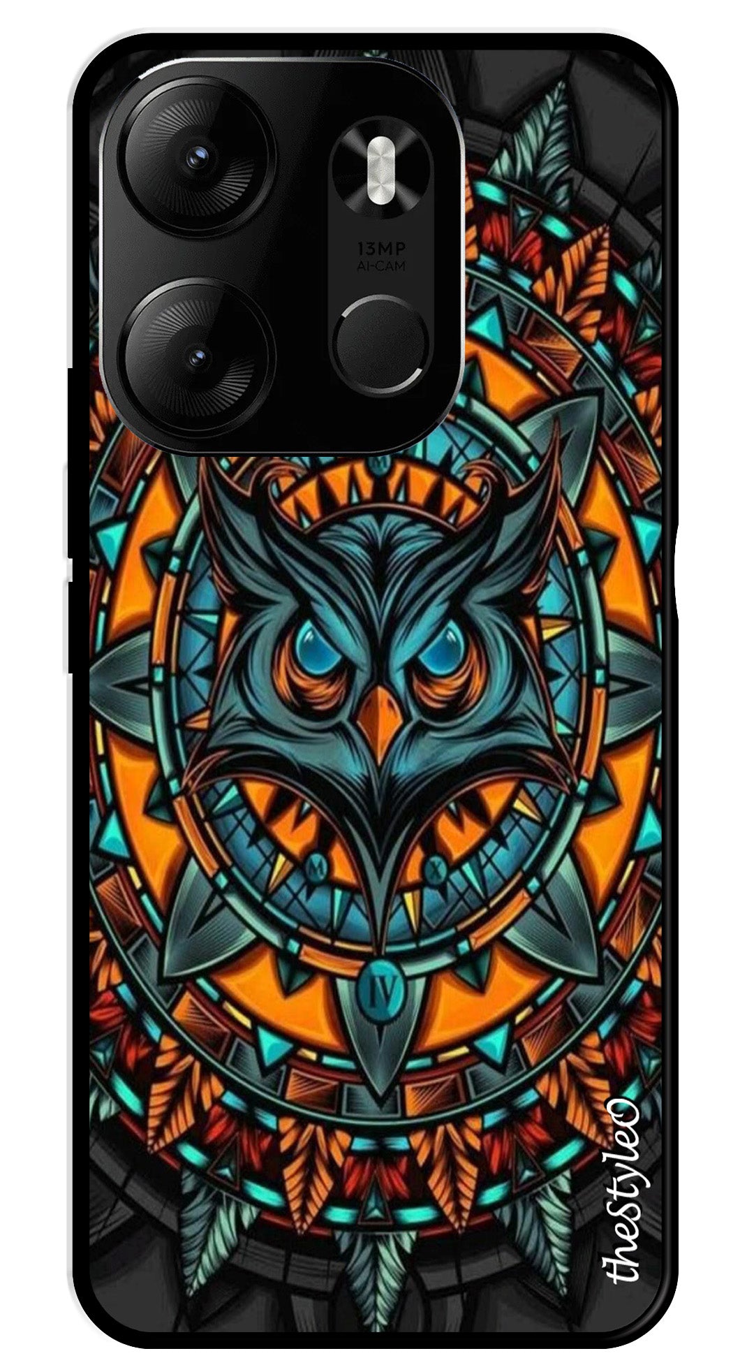 Gamer Pattern Metal Mobile Case for Tecno Spark Go Gamer Pattern Metal Mobile Case for Tecno Spark Go (Design No -41)