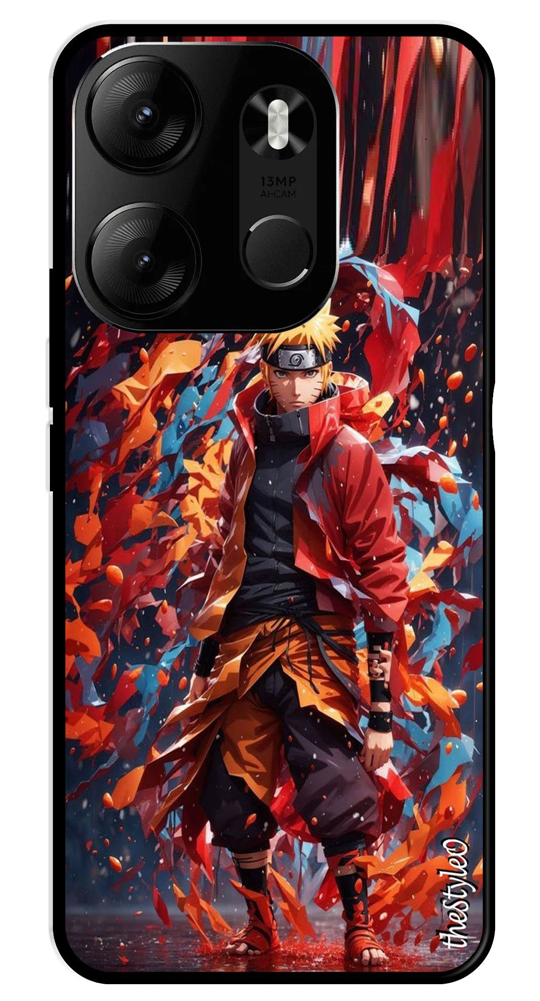 Anime-2 Metal Mobile Case for Tecno Spark Go (Design No -64)