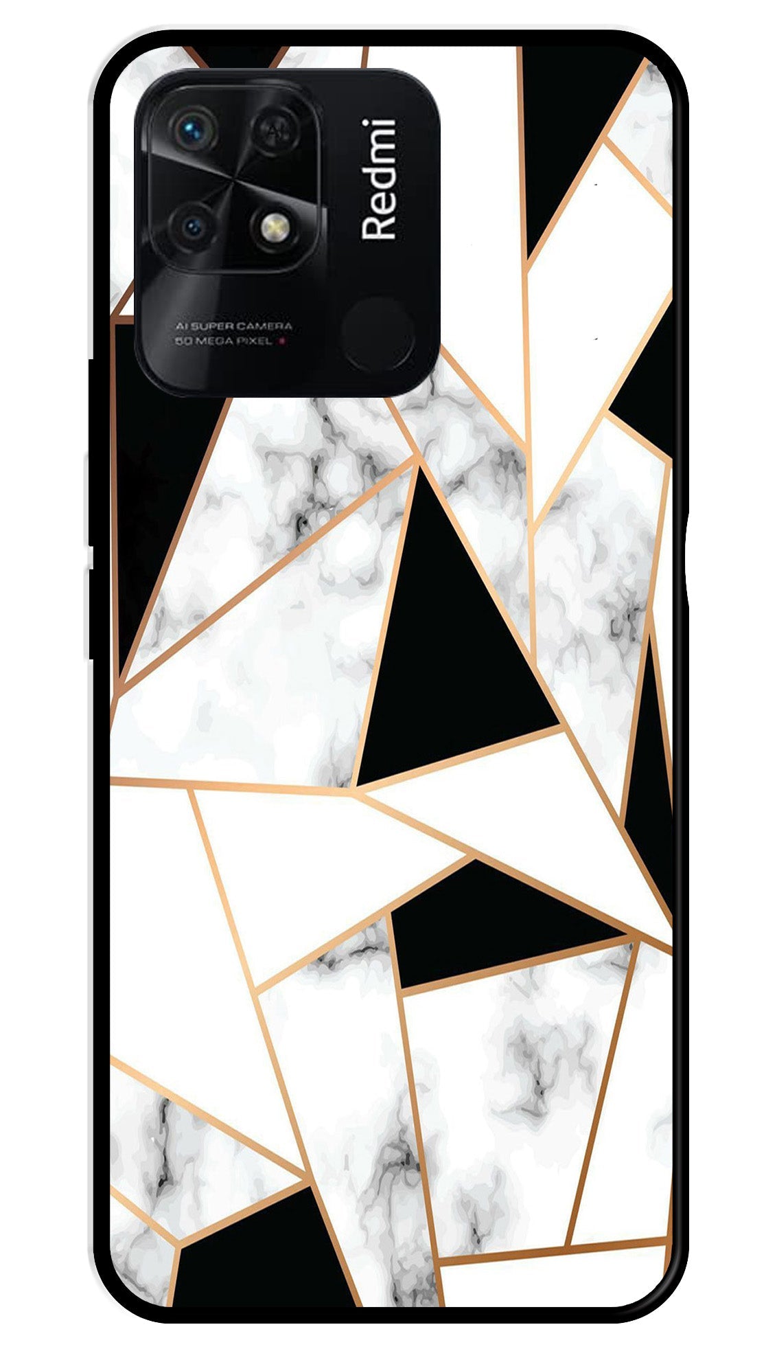 Marble Design2 Metal Mobile Case for Redmi 10 Power Marble Design2 Metal Mobile Case for Redmi 10 Power (Design No -08)