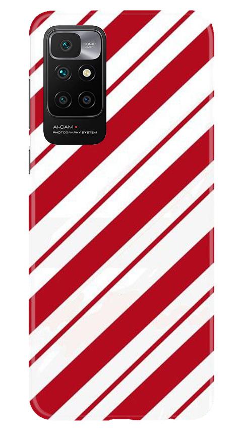 Red White Mobile Back Case for Redmi 10 Prime (Design - 44) Red White Case for Redmi 10 Prime