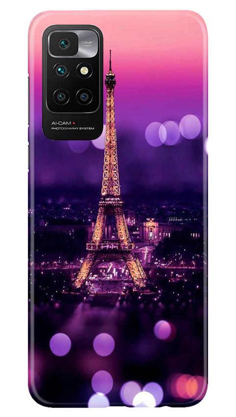 Eiffel Tower Mobile Back Case for Redmi 10 Prime (Design - 86) Eiffel Tower Case for Redmi 10 Prime