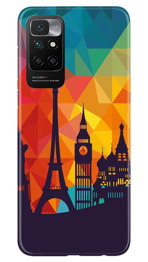 Eiffel Tower2 Mobile Back Case for Redmi 10 Prime (Design - 91) Eiffel Tower2 Case for Redmi 10 Prime