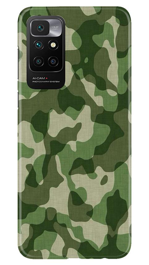 Army Camouflage Mobile Back Case for Redmi 10 Prime (Design - 106) Army Camouflage Case for Redmi 10 Prime (Design - 106)