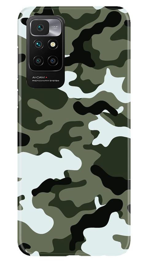 Army Camouflage Mobile Back Case for Redmi 10 Prime (Design - 108) Army Camouflage Case for Redmi 10 Prime (Design - 108)