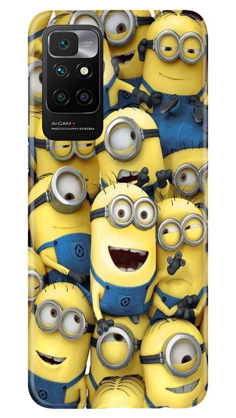 Minions Mobile Back Case for Redmi 10 Prime (Design - 127) Minions Case for Redmi 10 Prime (Design - 127)