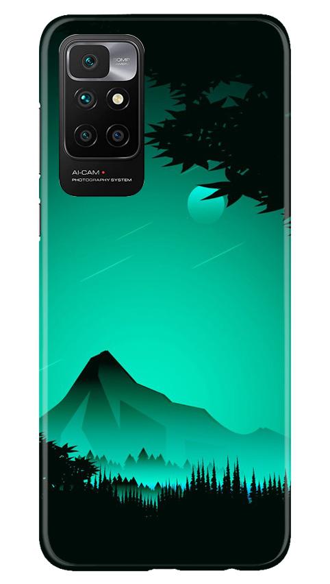 Moon Mountain Mobile Back Case for Redmi 10 Prime (Design - 204) Moon Mountain Case for Redmi 10 Prime (Design - 204)