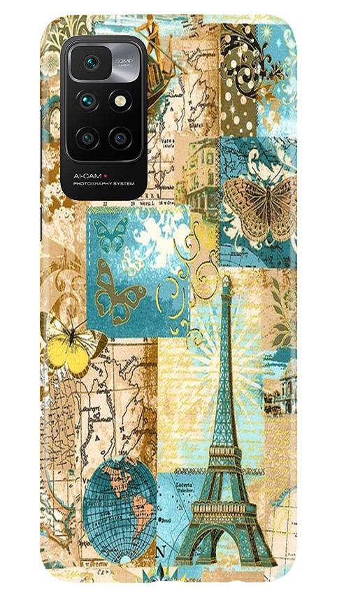 Travel Eiffel Tower Mobile Back Case for Redmi 10 Prime (Design - 206) Travel Eiffel Tower Case for Redmi 10 Prime (Design No. 206)