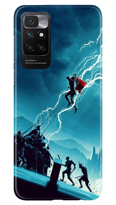 Thor Avengers Mobile Back Case for Redmi 10 Prime (Design - 243) Thor Avengers Case for Redmi 10 Prime (Design No. 243)