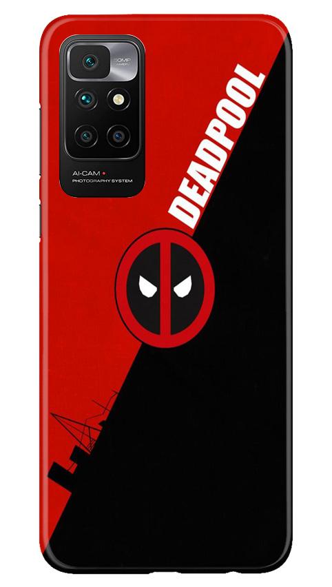 Deadpool Mobile Back Case for Redmi 10 Prime (Design - 248) Deadpool Case for Redmi 10 Prime (Design No. 248)