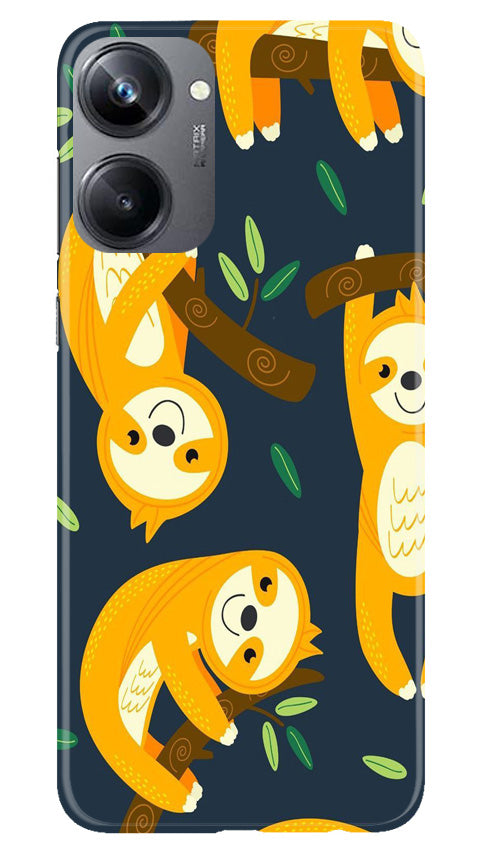 Racoon Pattern Mobile Back Case for Realme 10 Pro 5G (Design - 2) Racoon Pattern Case for Realme 10 Pro 5G