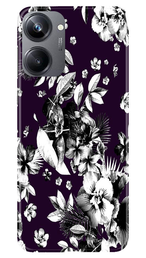 white flowers Mobile Back Case for Realme 10 Pro 5G (Design - 7) white flowers Case for Realme 10 Pro 5G