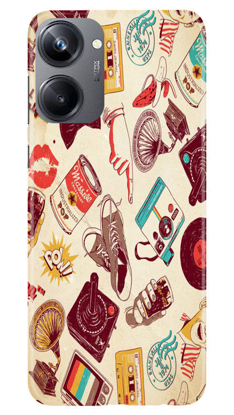 Vintage Mobile Back Case for Realme 10 Pro 5G (Design - 35) Vintage Case for Realme 10 Pro 5G