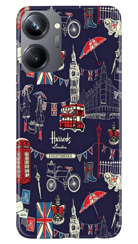 Love London Mobile Back Case for Realme 10 Pro 5G (Design - 75) Love London Case for Realme 10 Pro 5G