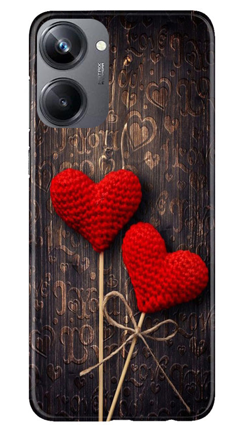 Red Hearts Mobile Back Case for Realme 10 Pro 5G (Design - 80) Red Hearts Case for Realme 10 Pro 5G