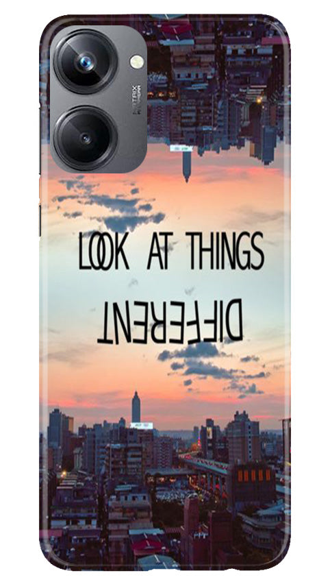 Look at things different Mobile Back Case for Realme 10 Pro 5G (Design - 99) Look at things different Case for Realme 10 Pro 5G