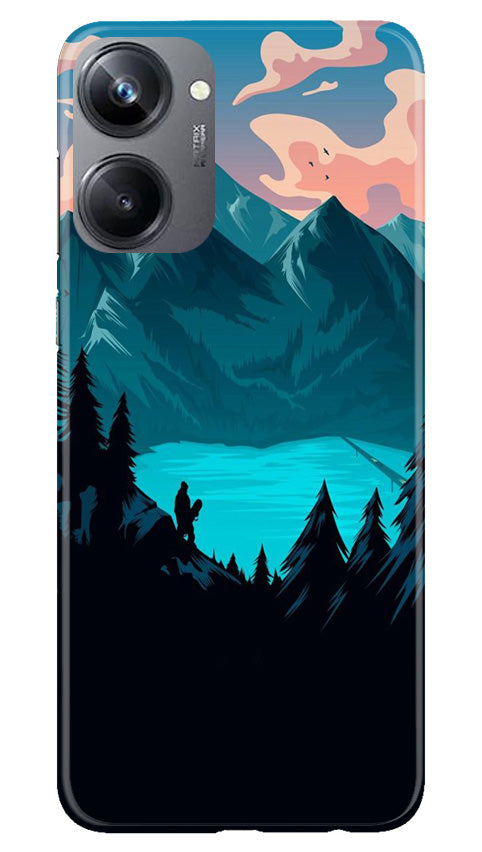 Mountains Mobile Back Case for Realme 10 Pro 5G (Design - 155) Mountains Case for Realme 10 Pro 5G (Design - 155)